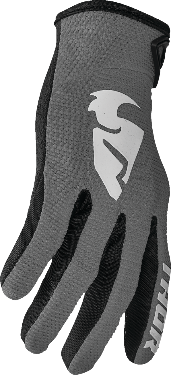 THOR Youth Sector Gloves - Gray/White - 2XS 3332-1748