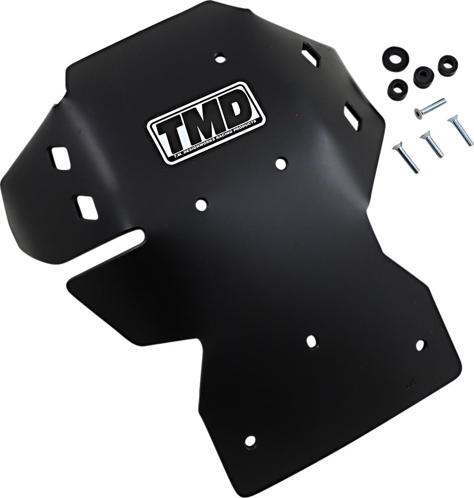 T.M. DESIGNWORKS Skid Plate - Black - DR-Z 400/450SM SUMC-DZ400-BK