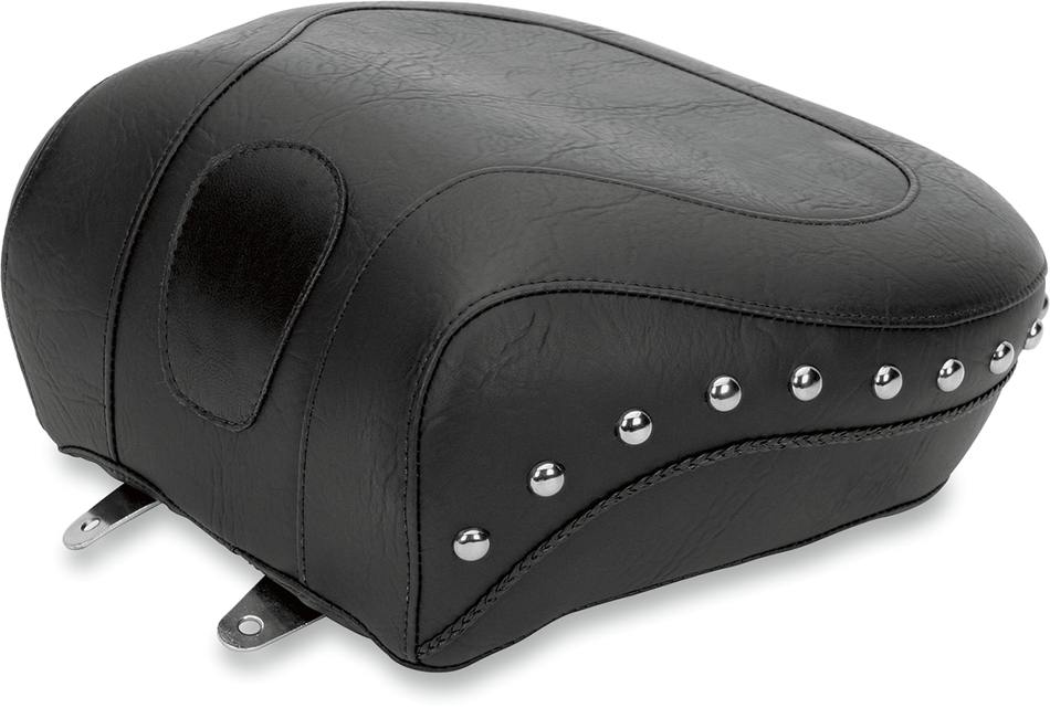 MUSTANG Wide Rear Seat - Studded - Black - Softail '84-'99 79114