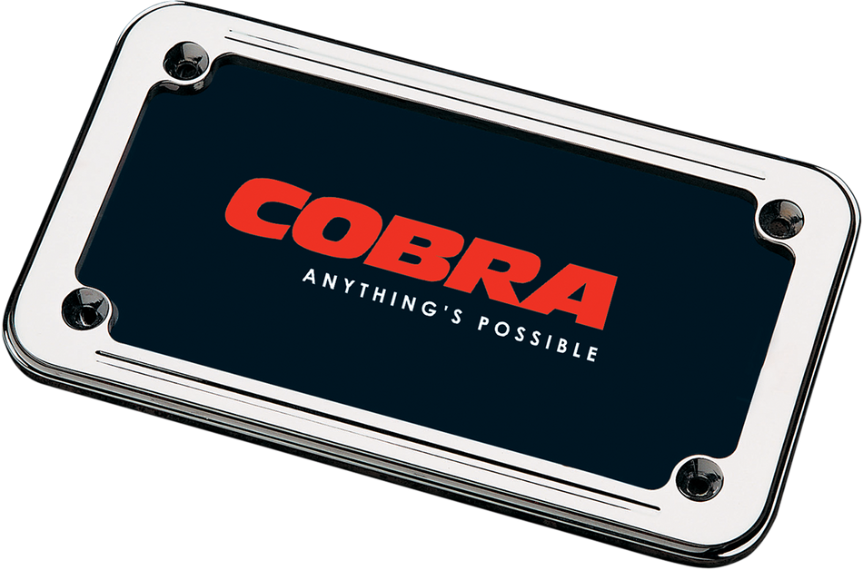 COBRA License Plate Frame - Chrome 05-9000