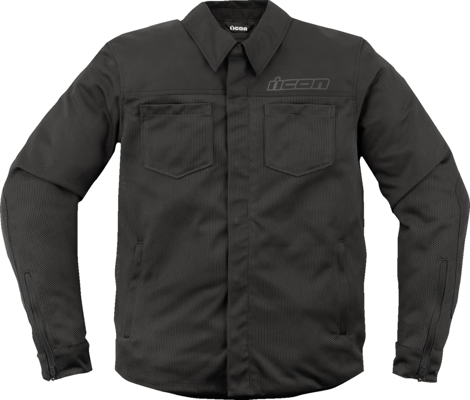 ICON Upstate Mesh CE Jacket - Black - Large 2820-6219