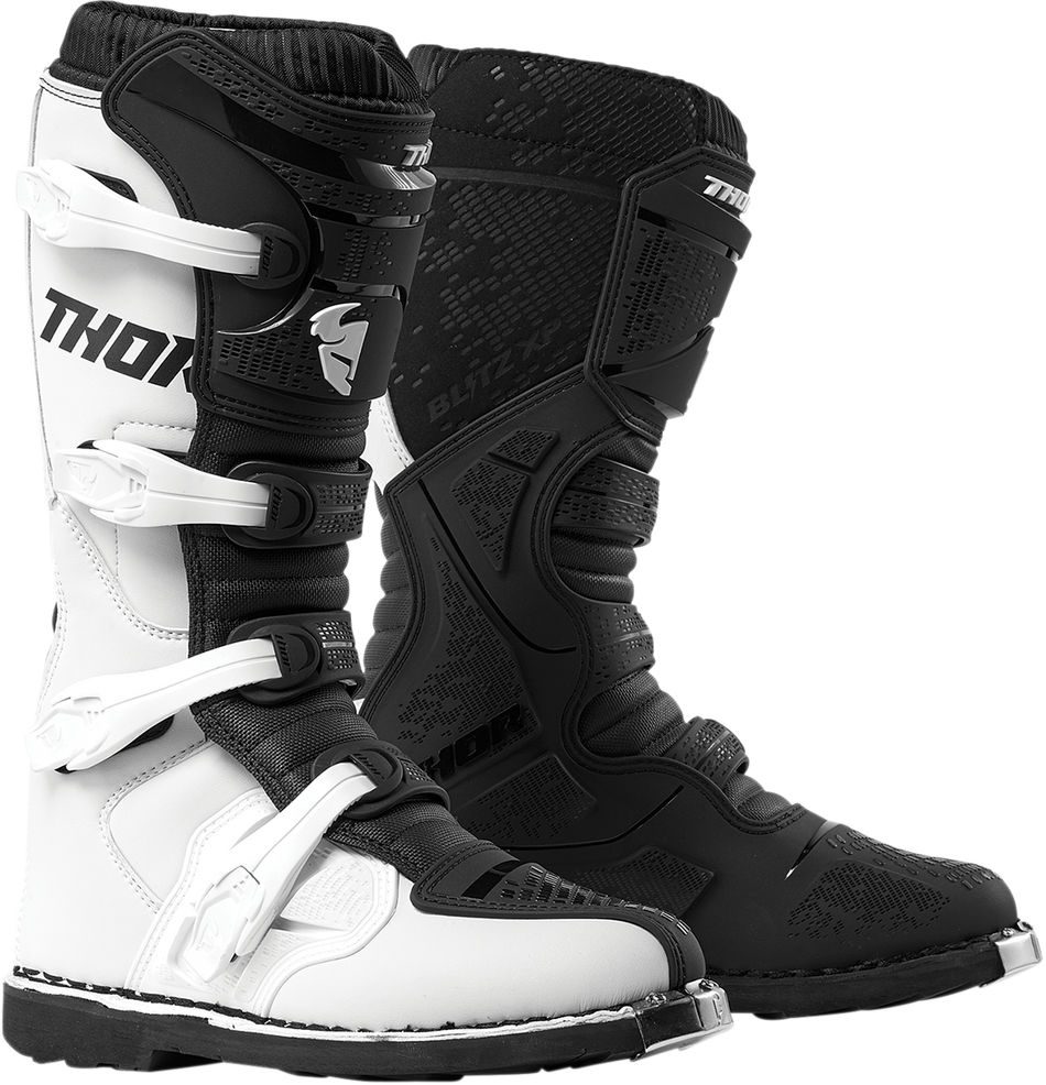 THOR Blitz XP Boots - White/Black - Size 14 3410-2180