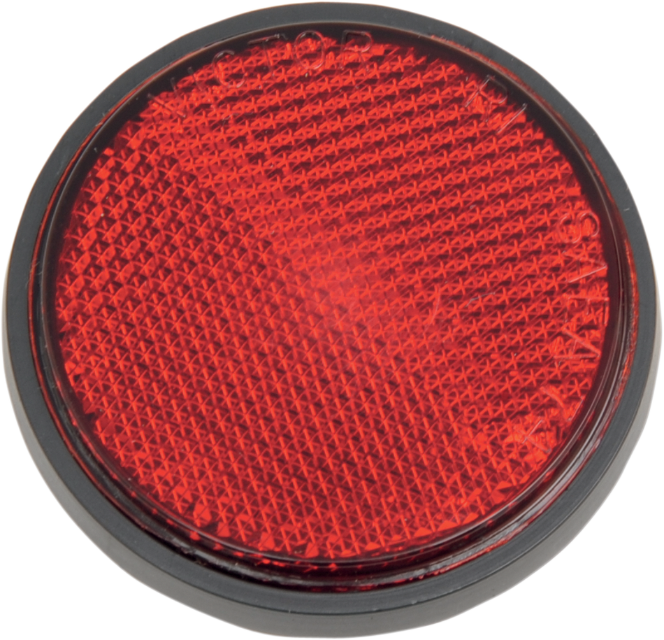 CHRIS PRODUCTS Reflector - Adhesive Back - Red RR2R
