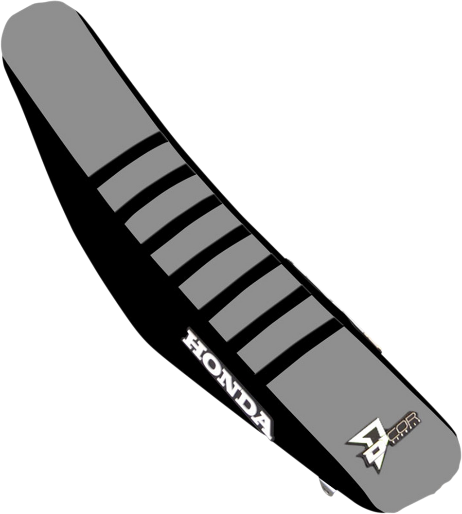 D'COR VISUALS Seat Cover - Black/Gray - CRF '21-'23 30-10-502