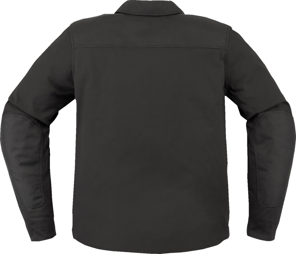 ICON Upstate Canvas CE Jacket - Black - Large 2820-6237
