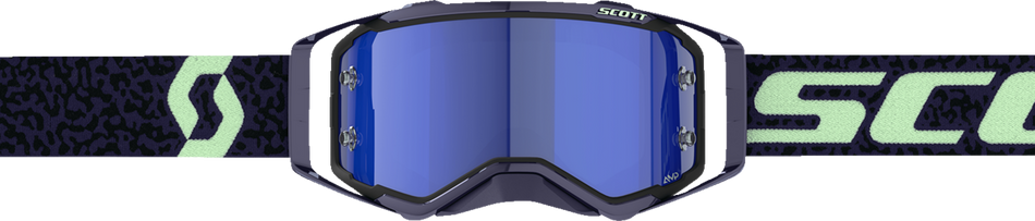 SCOTT Prospect Amplifier Goggle - Dark Purple/Mint - Blue Chrome 285536-7696349