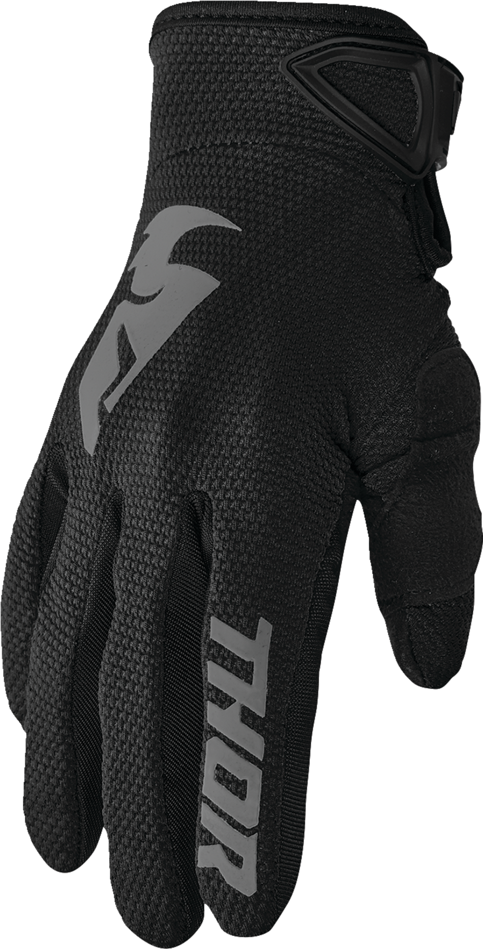 THOR Sector Gloves - Black/Gray - Large 3330-7252
