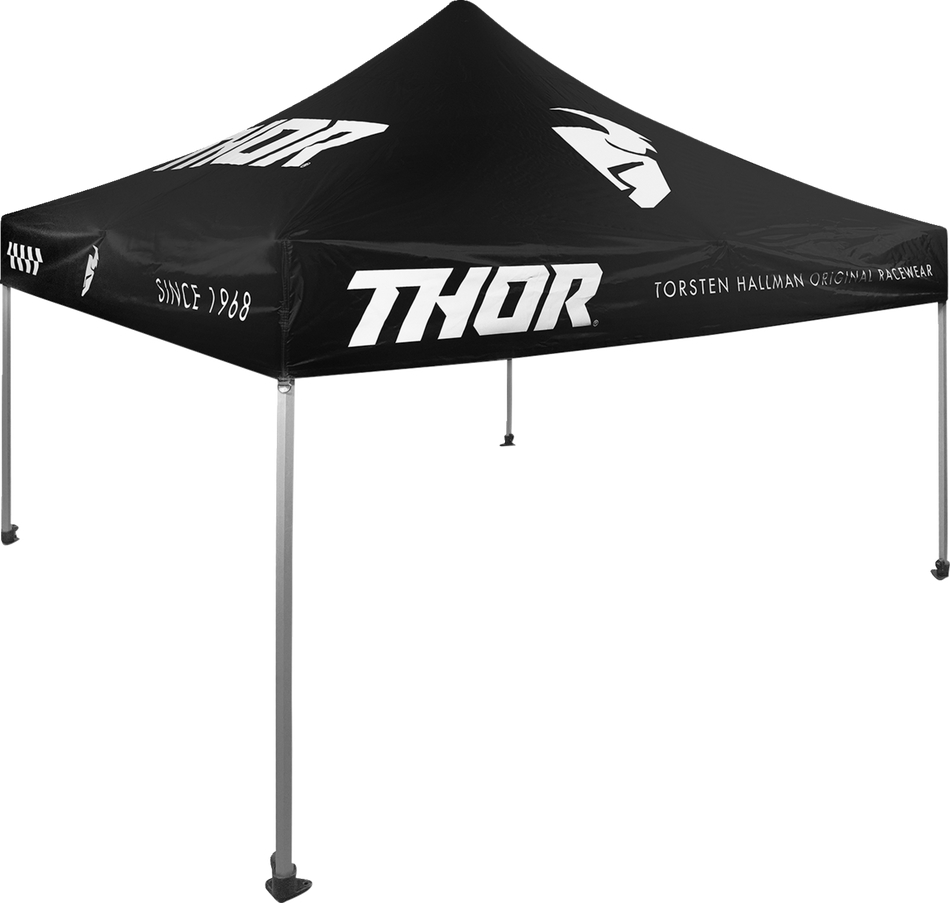THOR Replacement Canopy Top - 10' x 10' - Black/White 4030-0067