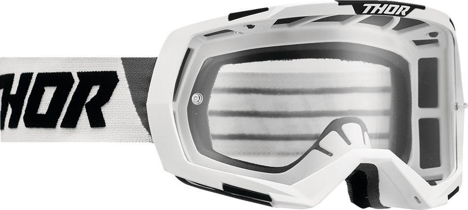 THOR Regiment Goggles - White/Gray - Clear 2601-2801