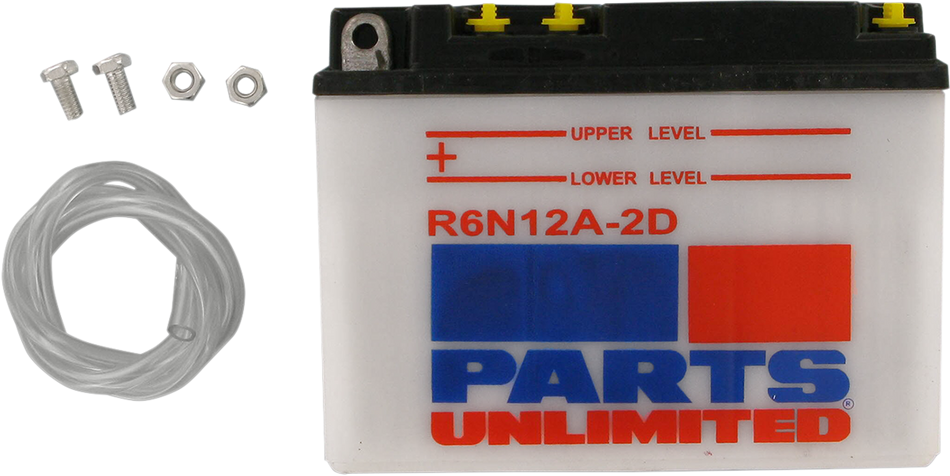 Parts Unlimited Conventional Battery 6n12a-2d