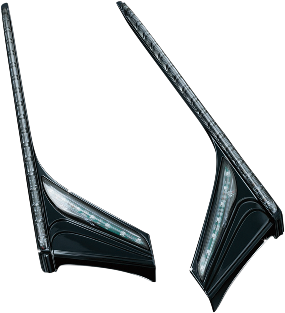 KURYAKYN Vertical Accent Strips - Gloss Black 3247