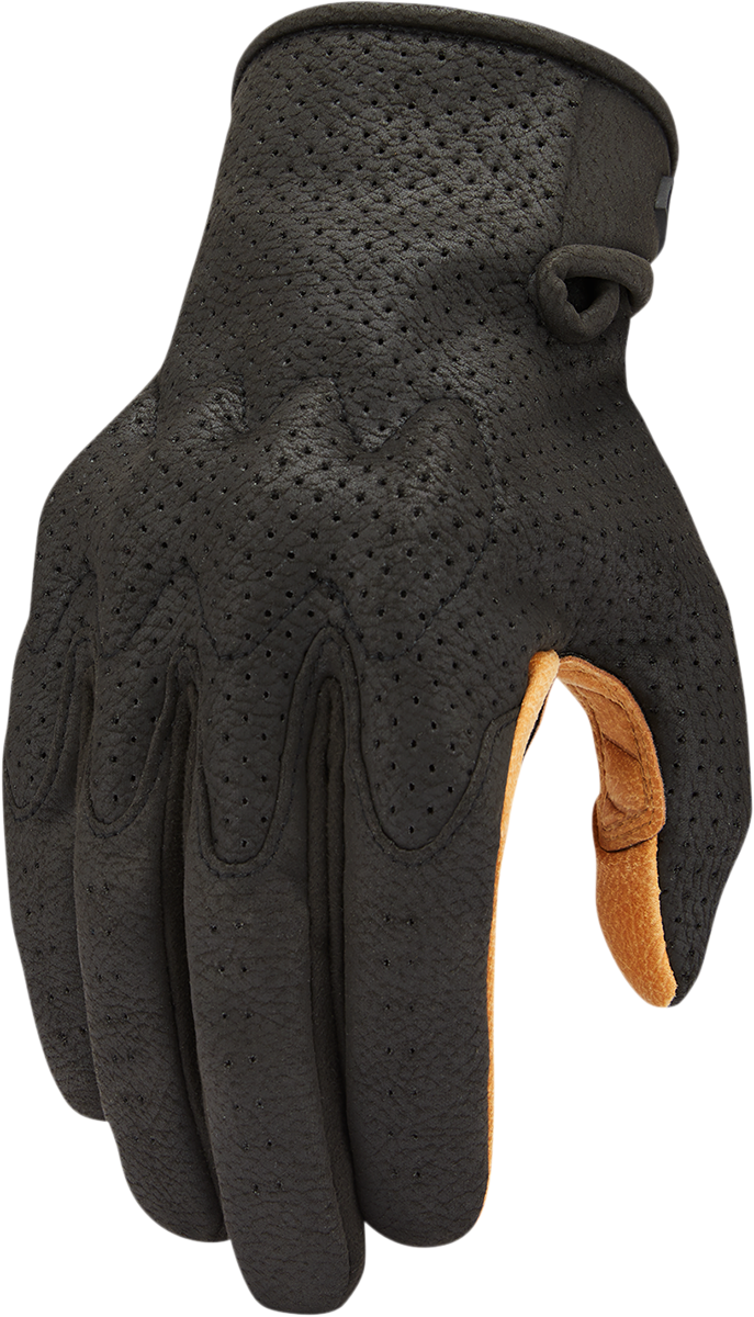 ICON Airform™ Gloves - Black/Tan - 2XL 3301-4145