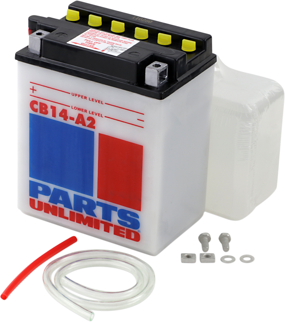Parts Unlimited Battery - Yb14-A2 Cb14-A2-Fp