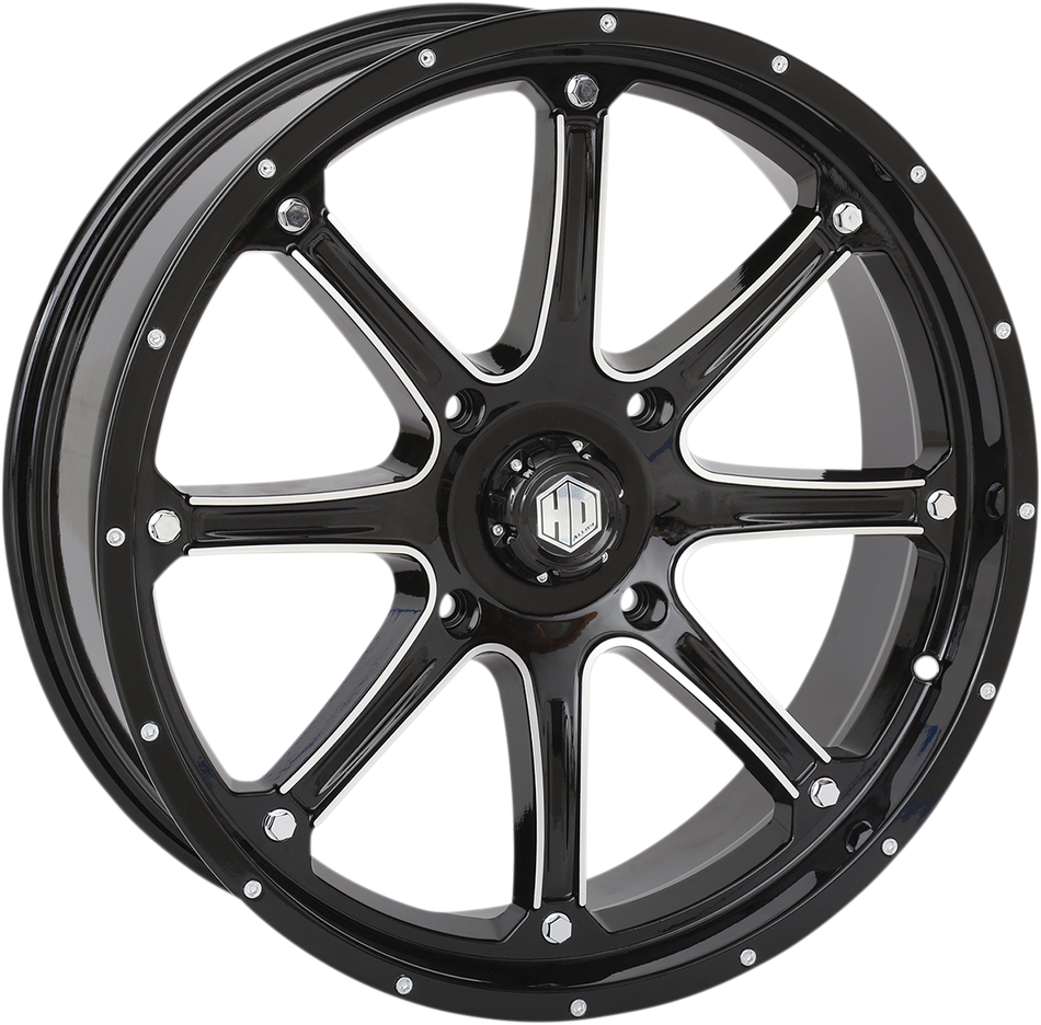 STI TIRE & WHEEL HD4 Wheel - Front/Rear - Black - 20x6.5 - 4/137 - 4+2.5 (+10 mm) 20HD407