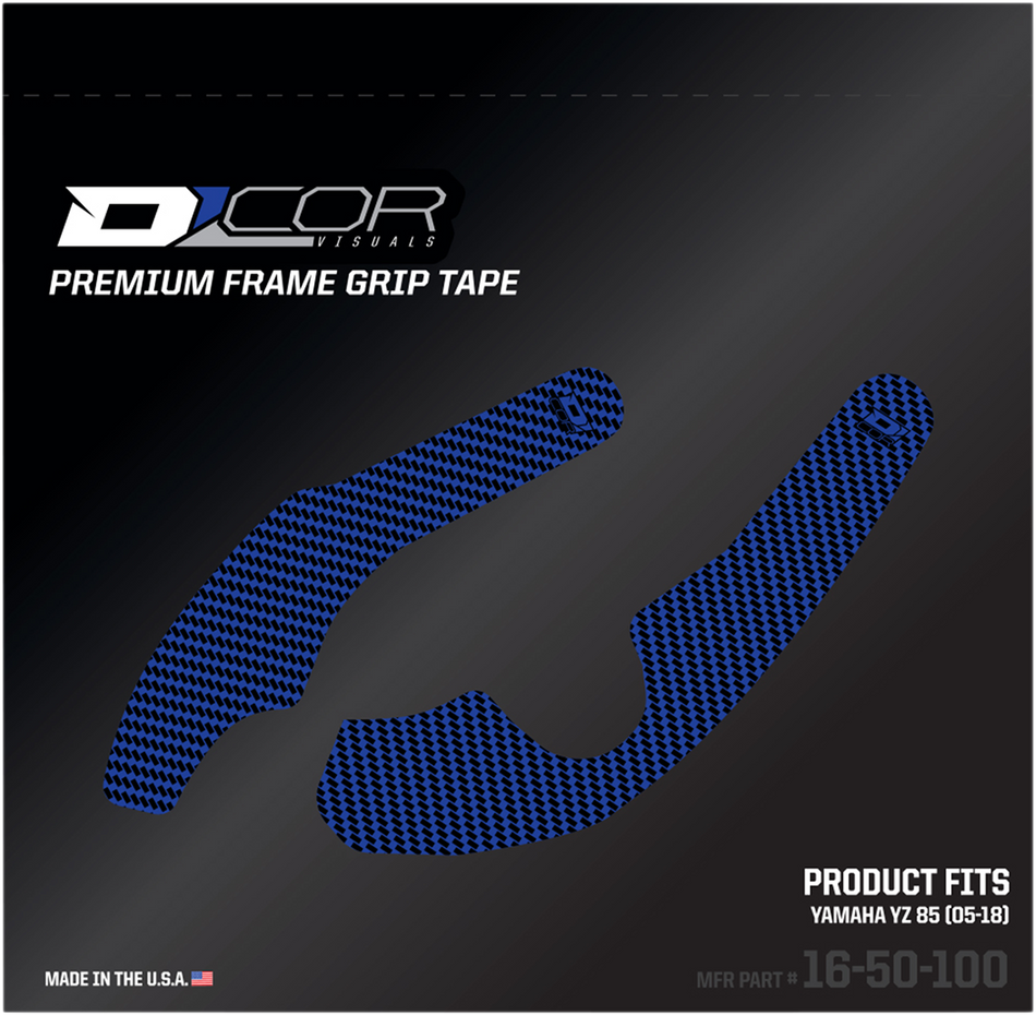 D'COR VISUALS Frame Grip Tape - Blue - Yamaha 16-50-100