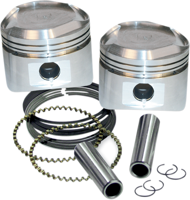 S&S CYCLE Replacement Pistons with Rings 92-20265