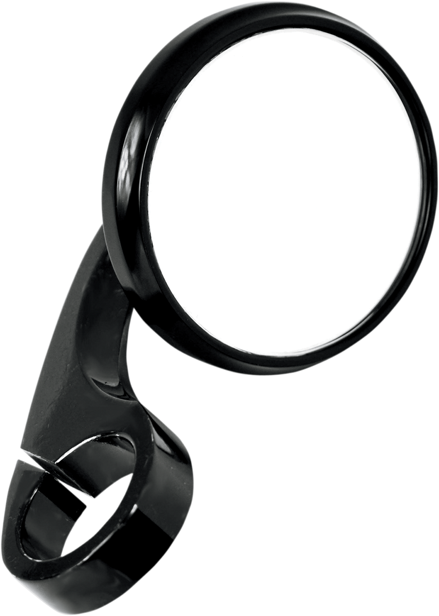 TODD'S CYCLE Shooter Mirror - 1.25" - Black 0640-0751