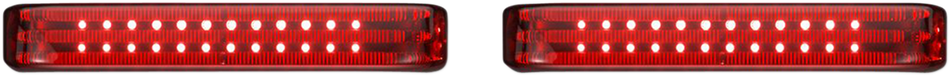 CUSTOM DYNAMICS Saddlebag Lights - BCM - Black/Red PB-SB-BCM-BR