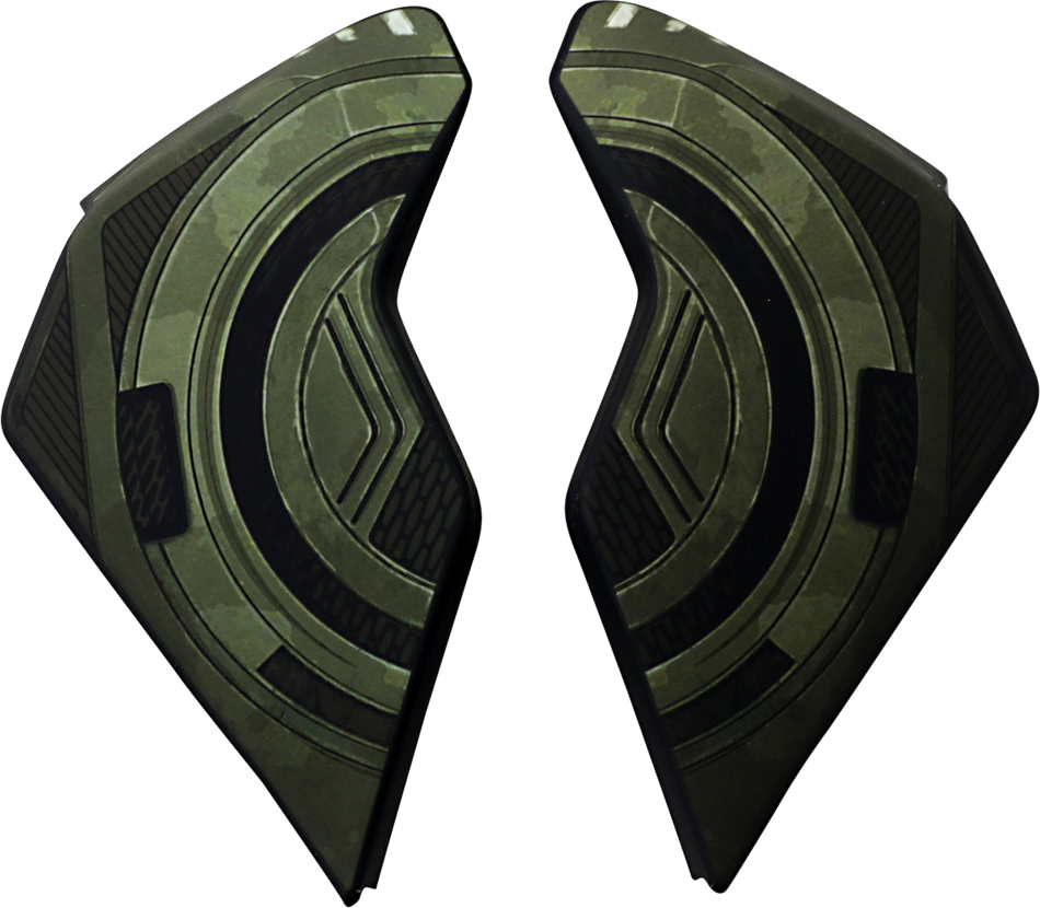 ICON Airflite™ Side Plates - Black Chain - Green 0133-1251