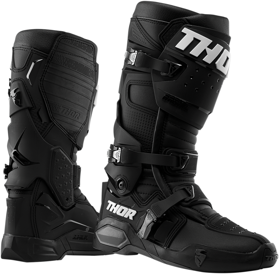THOR Radial Boots - Black - Size 11 3410-2257
