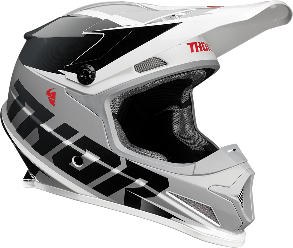 THOR Sector Helmet - Fader - Black/White - XL 0110-6777