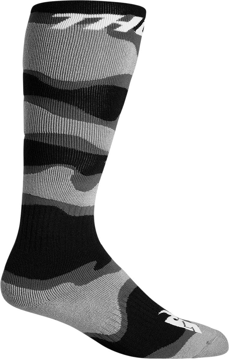 THOR Youth MX Camo Socks - Gray/White - Size 1-6 3431-0659