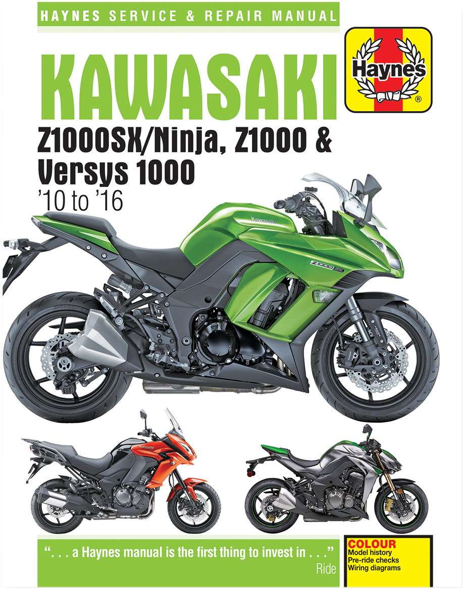 HAYNES Manual - Kawasaki Z1000SX/ Versys '10-'16 M6377