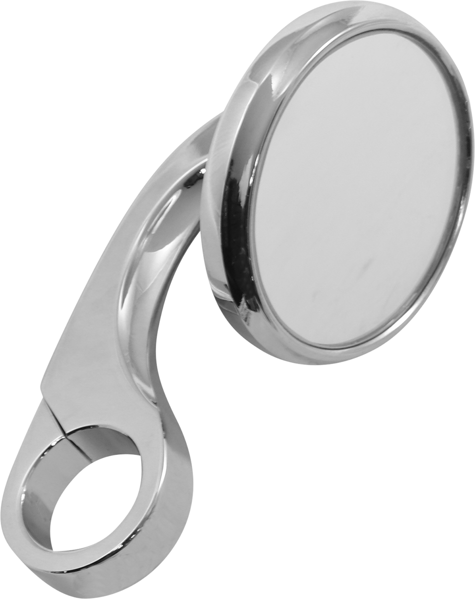 TODD'S CYCLE Shooter Mirror - 1" - Chrome 0640-0747