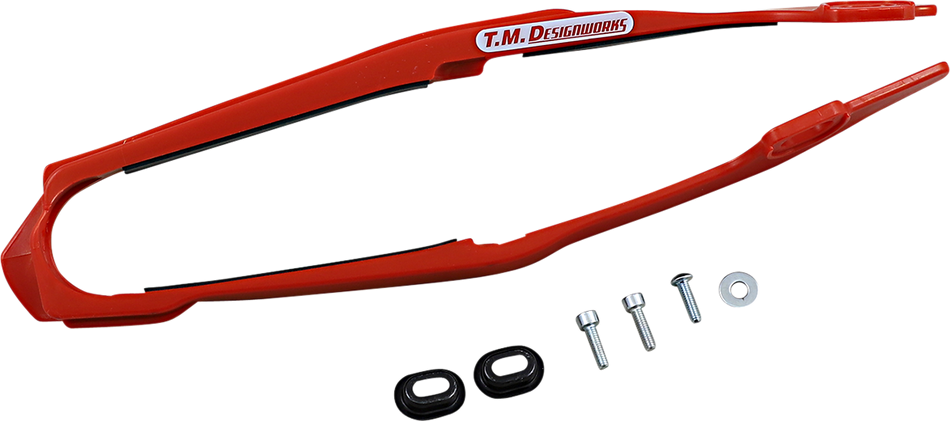 T.M. DESIGNWORKS Chain Slider - Honda - Red DCS-H15-RD