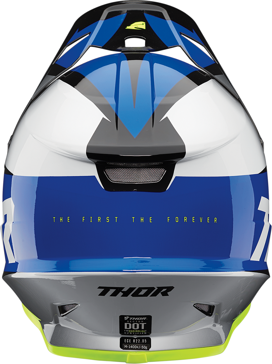 THOR Sector Helmet - Fader - Blue/Black - Large 0110-6784