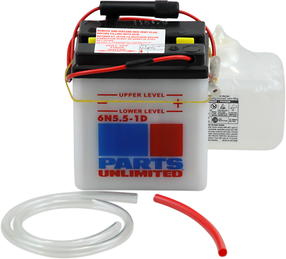 Parts Unlimited Battery - 6n5.5-1d 6n55-1d-Fp