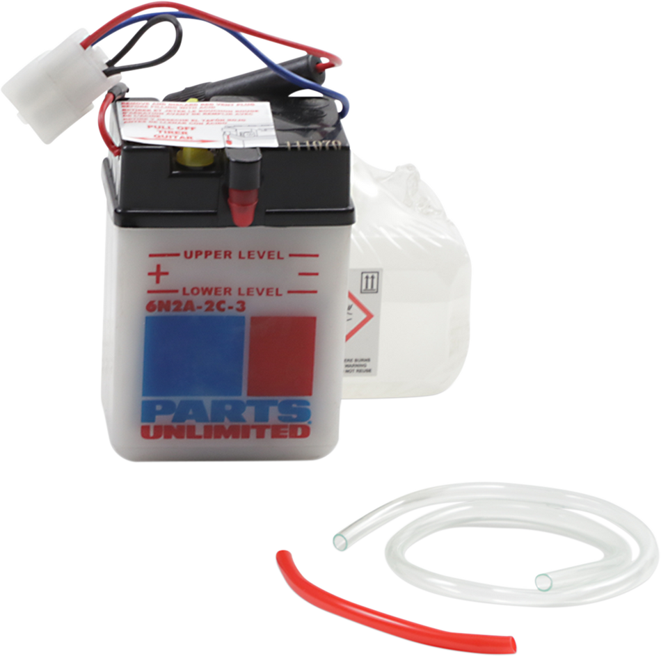 Parts Unlimited Battery - 6n2a-2c-3 6n2a-2c-3-Fp