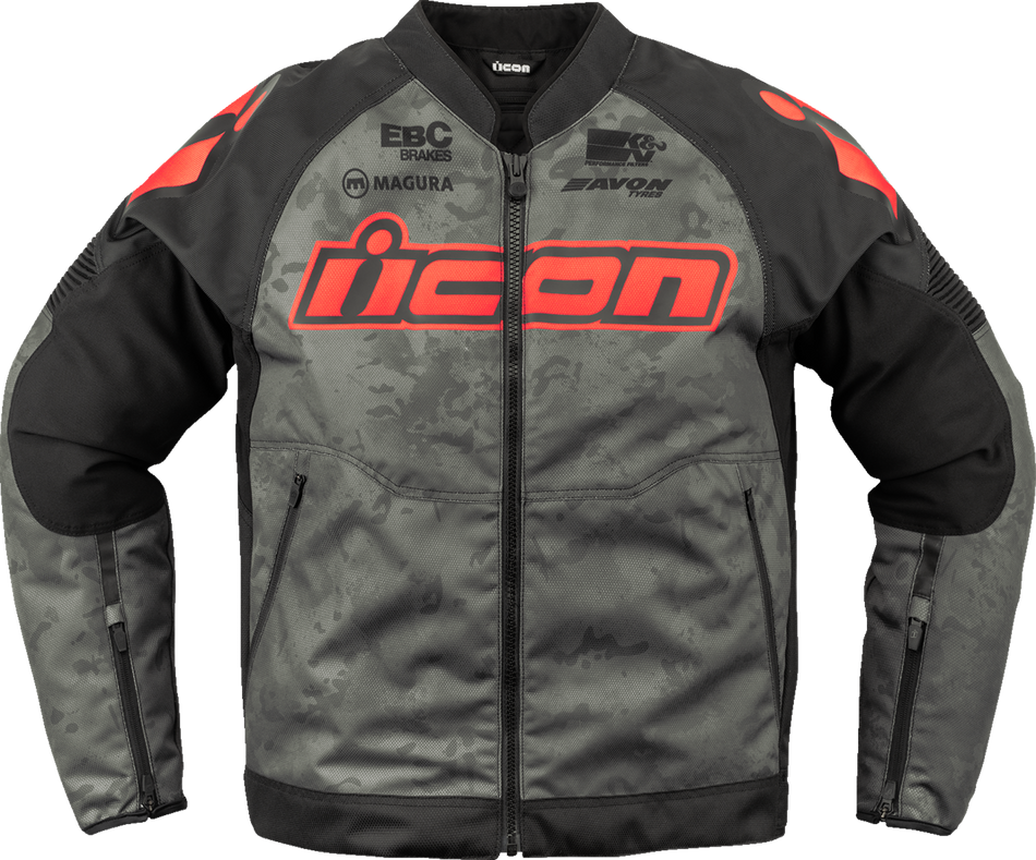 ICON Overlord3™ CE Magnacross Jacket - Gray - 2XL 2820-6716