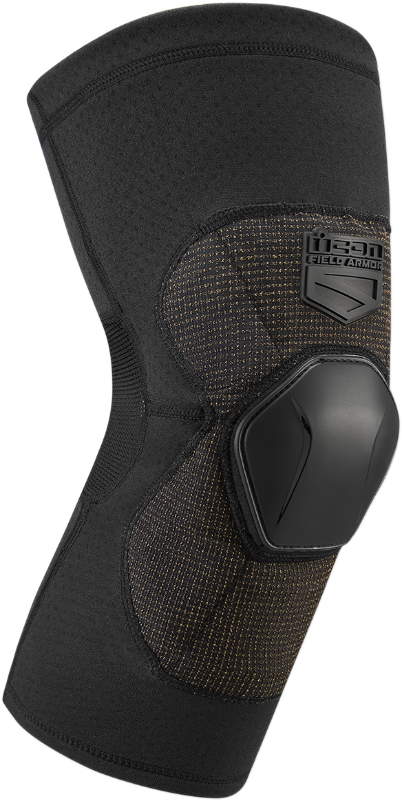 ICON Field Armor™ Compression Knee Guards - Black - Medium 2704-0501