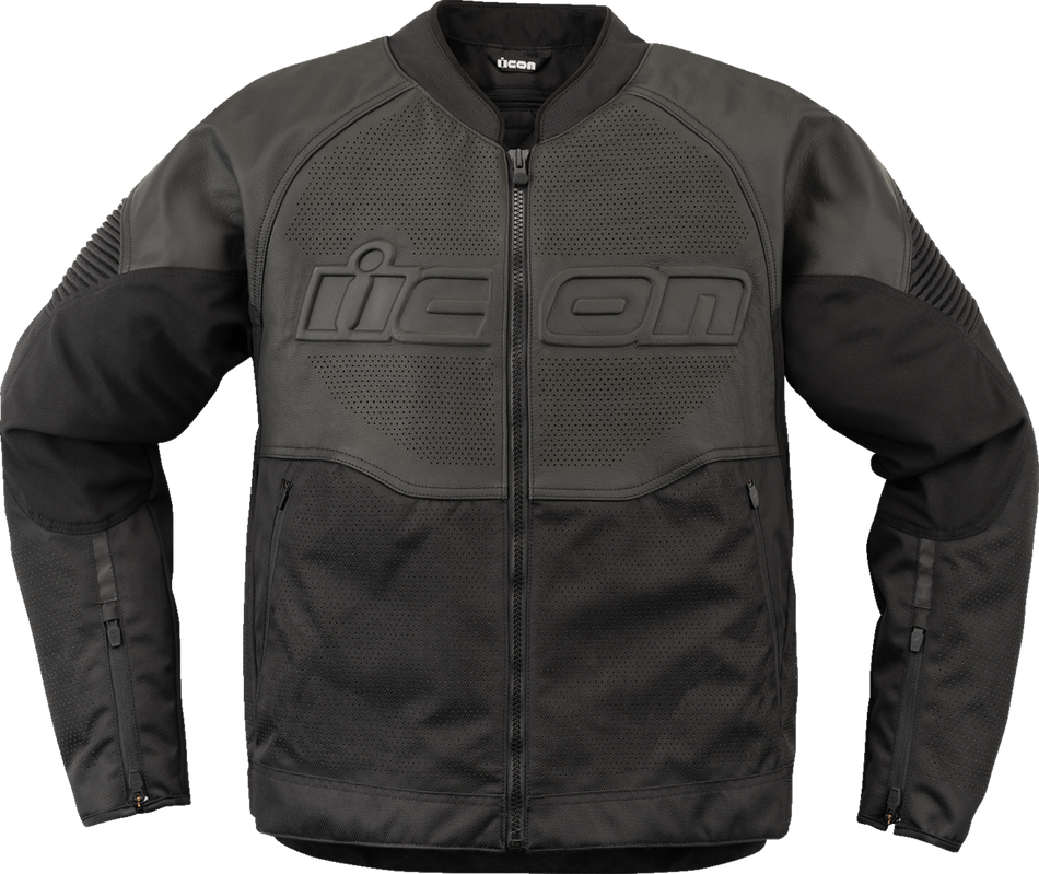 ICON Overlord3™ CE Leather Jacket - Black - Large 2810-4114