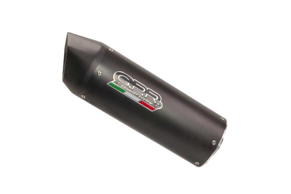 GPR Exhaust for Benelli Bn 125 2018-2020, Furore Evo4 Nero, Full System Exhaust, Including Removable DB Killer  E4.BE.22.DBHOM.FNE4