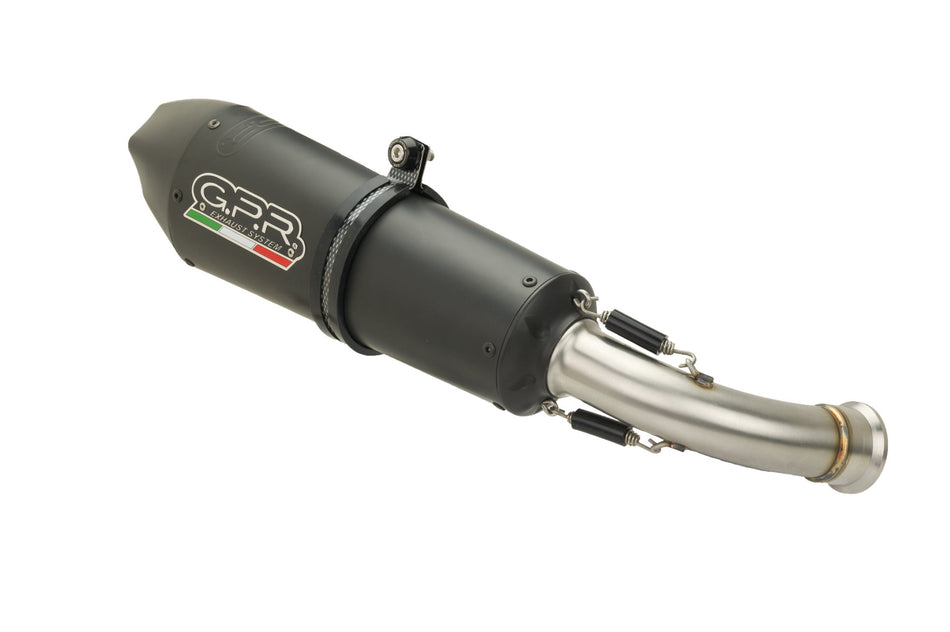 GPR Exhaust for Bmw R1200RT LC 2014-2016, Gpe Ann. Black titanium, Slip-on Exhaust Including Removable DB Killer and Link Pipe  BMW.77.GPAN.BLT