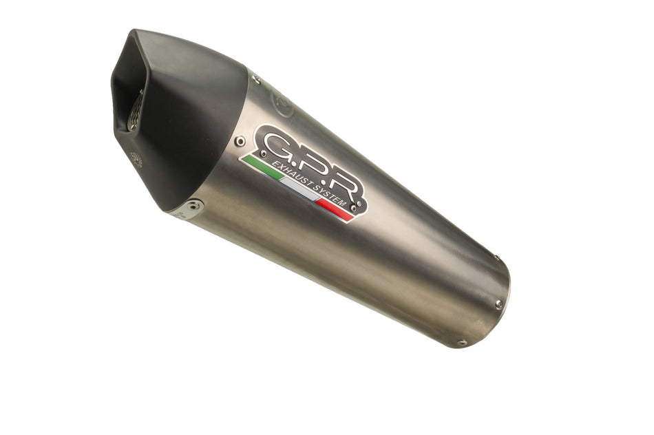 GPR Exhaust for Bmw R1200GS - Adventure 2017-2018, GP Evo4 Titanium, Slip-on Exhaust Including Removable DB Killer and Link Pipe  E4.BM.104.GPAN.TO
