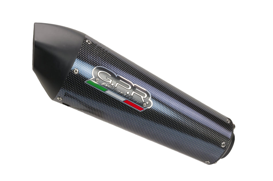GPR Exhaust for Aprilia Rsv4 1000 - RF - Rr - Racer Pack 2015-2018, Gpe Ann. Poppy, Slip-on Exhaust Including Link Pipe and Removable DB Killer  E.A65.DBHOM.GPAN.PO