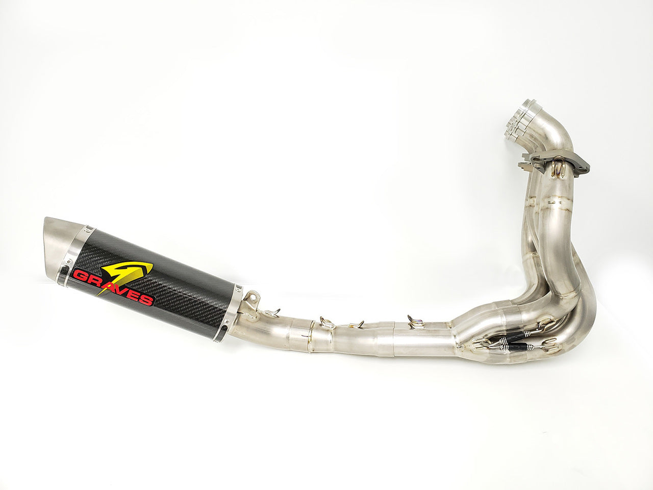 Graves Exhaust Full Link Titanium / Carbon Works 20192024 Zx6r Also