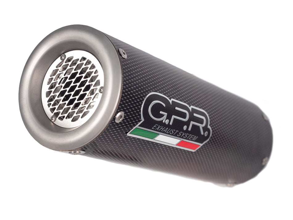 GPR Exhaust for Bmw R1200GS - Adventure 2017-2018, M3 Poppy , Slip-on Exhaust Including Removable DB Killer and Link Pipe  E4.BM.104.M3.PP