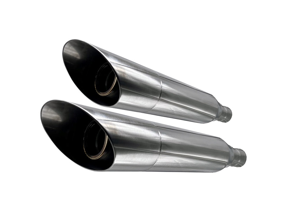 GPR Exhaust System Harley Davidson Sportster 883 2004-2009, Slash Inox, Dual slip-on Including Removable DB Killers and Link Pipes  HD.1.1.SL