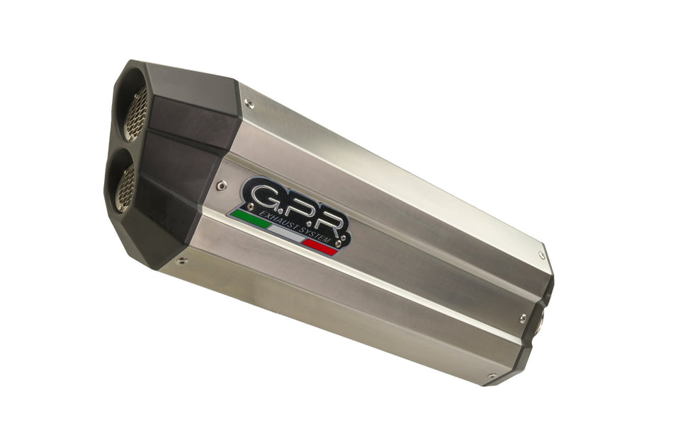GPR Exhaust for Bmw R1200GS - Adventure 2013-2013, Sonic Titanium, Slip-on Exhaust Including Removable DB Killer and Link Pipe  BM.39.1.SOTIT