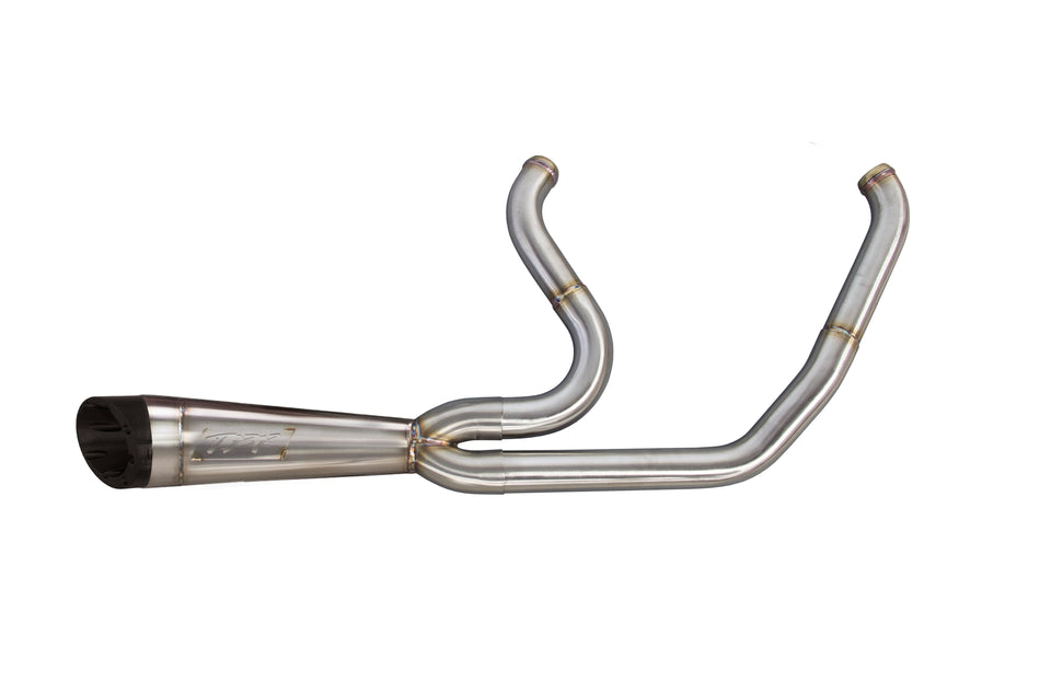 Harley Davidson Touring (1995-16) Turnout Shorty 2-1 Stainless Full System - Part Number 005-4950199