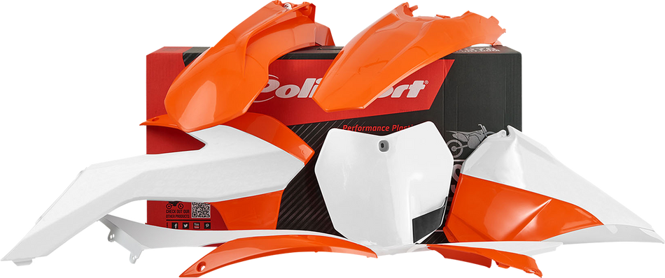 POLISPORT Body Kit - '15 OEM Orange/White - SX/SX-F/XC 90638