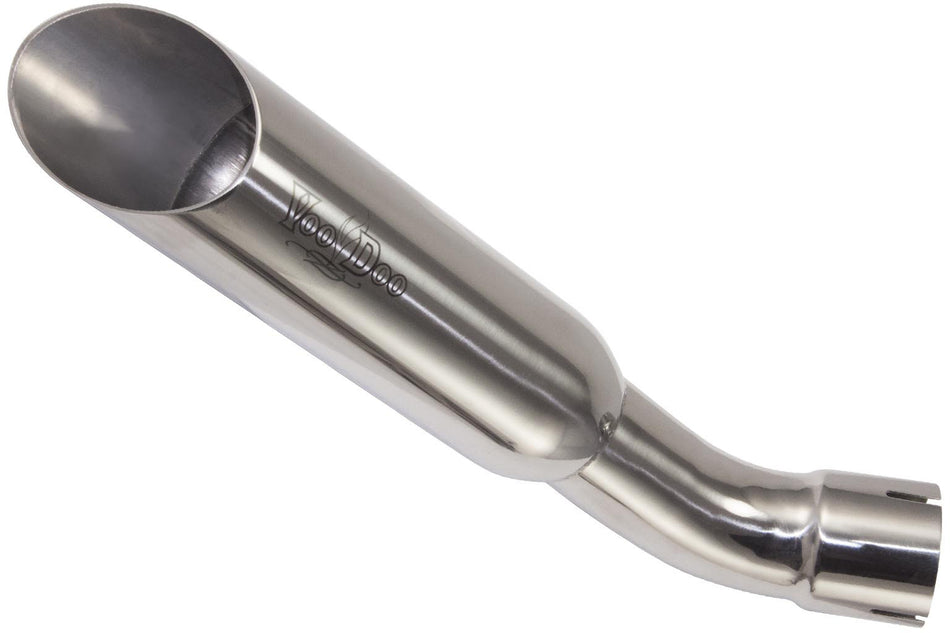 VOODOO Single Shorty Slip-On Exhaust Polished VEZX10L1P