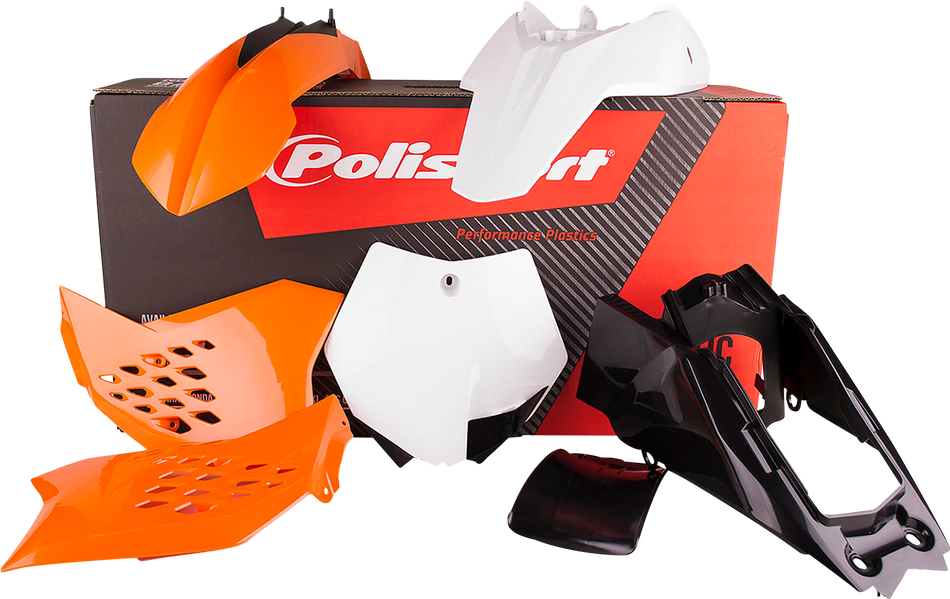 POLISPORT Body Kit - '12 OEM Orange/Black/White - SX 65 90450