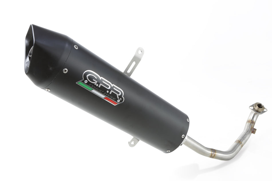 GPR Exhaust System Honda Dylan 150 2000-2006, Furore Nero, Full System Exhaust, Including Removable DB Killer  SCOM.51.FUNE