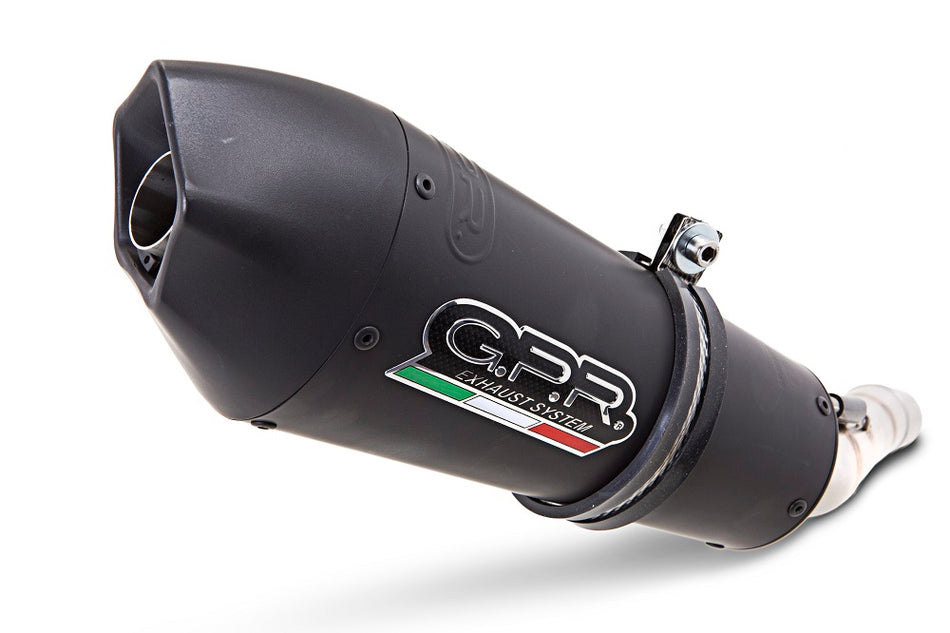 GPR Exhaust System Ducati Diavel 1198 2011-2016, Gpe Ann. Black titanium, Slip-on Exhaust Including Removable DB Killer and Link Pipe  D.99.GPAN.BLT