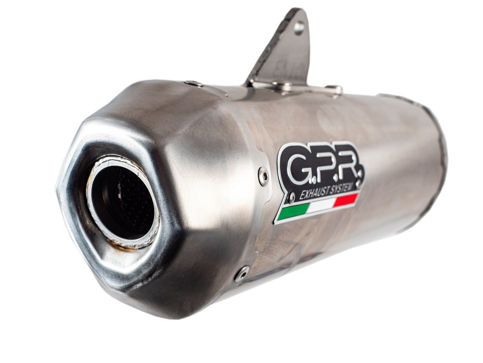 GPR Exhaust System Gas Gas EC 250 F 2021-2023, Pentacross Inox, Full System Exhaust, Including Removable DB Killer/spark arrestor  PNT.EN.3.IO